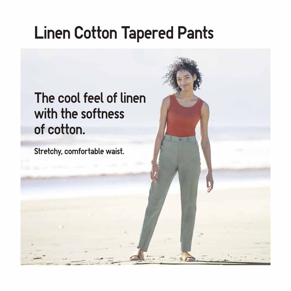 LinenCotton Tapered Pants UNIQLO US