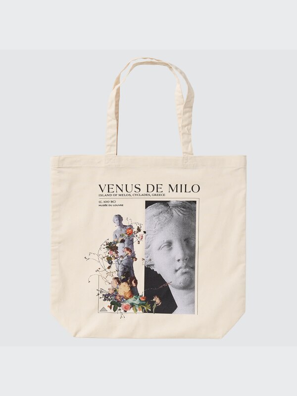 Louvre Museum Reusable Printed Tote Bag (Medium)