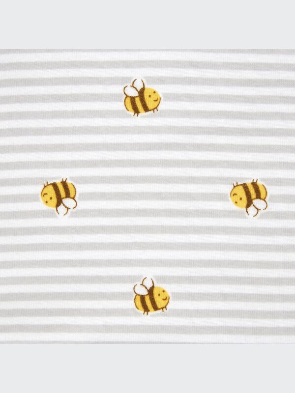 Joy of Print Short-Sleeve Bodysuit (Open Front)