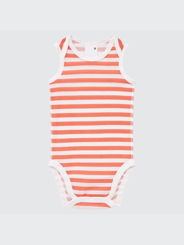 Cotton Mesh Sleeveless Inner Bodysuit