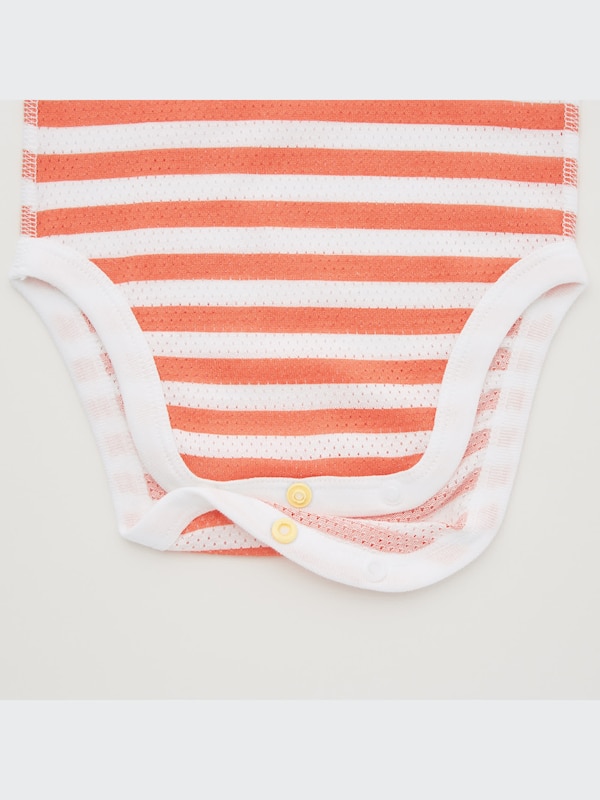 Cotton Mesh Sleeveless Inner Bodysuit