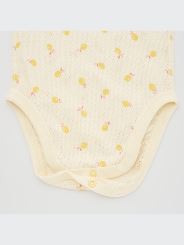 Joy of Print Cotton Mesh Inner Bodysuit (Open Front)(Fruit)