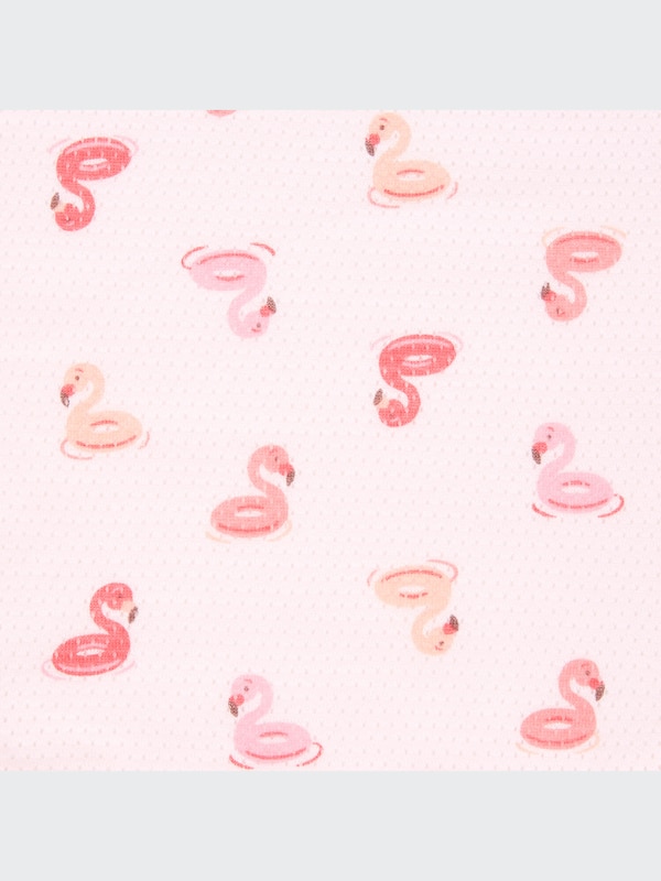 Joy of Print Cotton Mesh Inner Bodysuit (Flamingo)