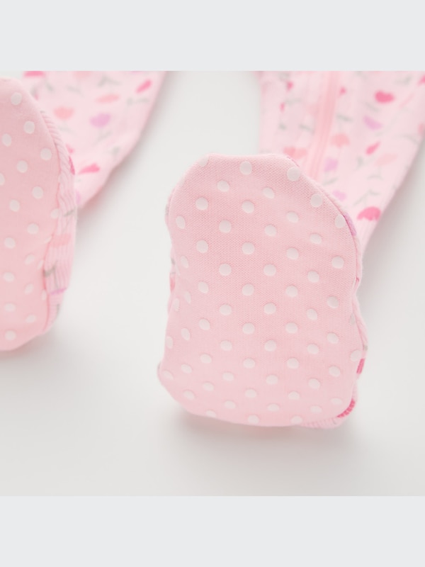 Footed Long-Sleeve One-Piece Outfit