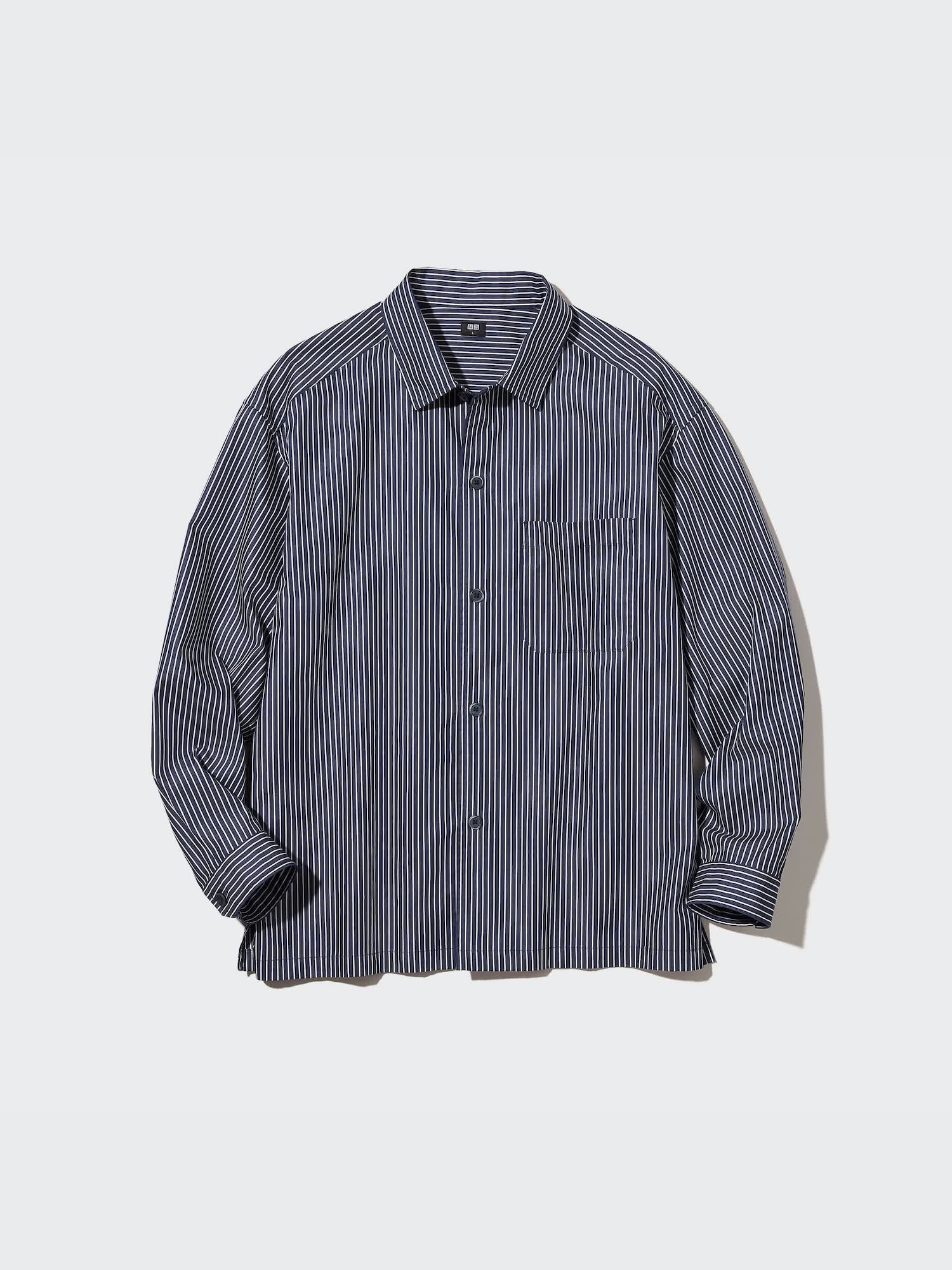 Unisex Extra Fine Cotton Twill Oversized Long-Sleeve Shirt | UNIQLO US