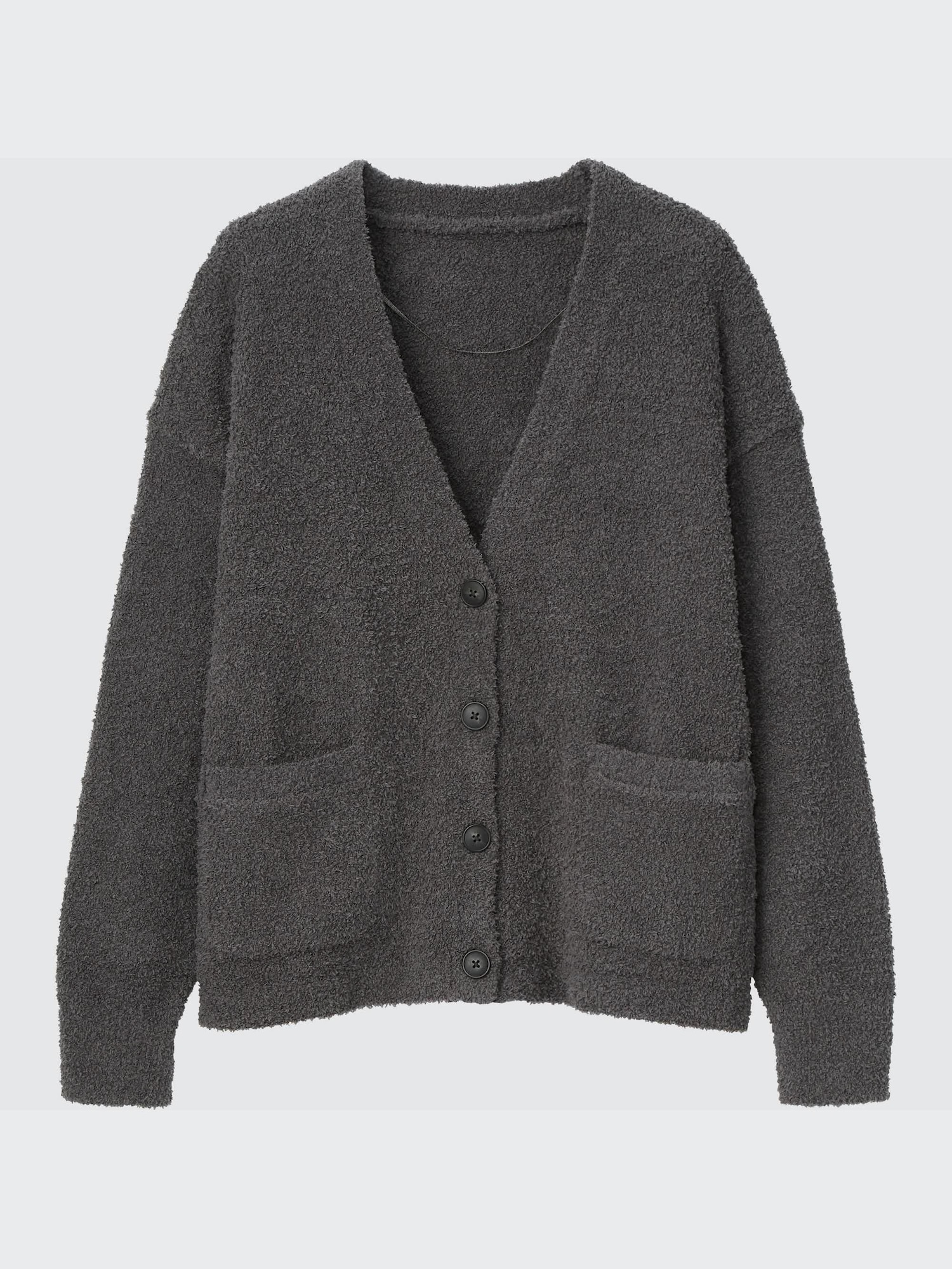 Soft Fluffy Cropped Long Sleeve Cardigan UNIQLO US