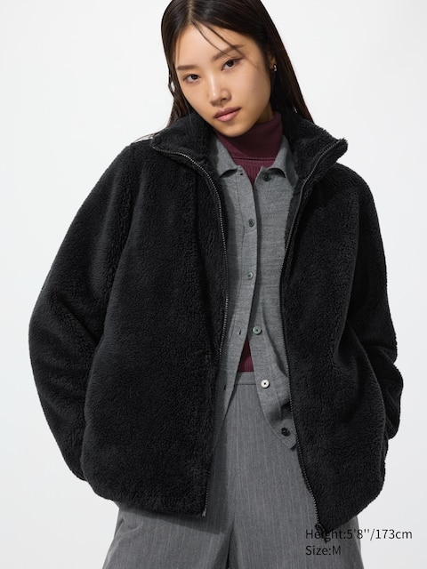 Uniqlo Fluffy Yarn Fleece Full-Zip Jacket