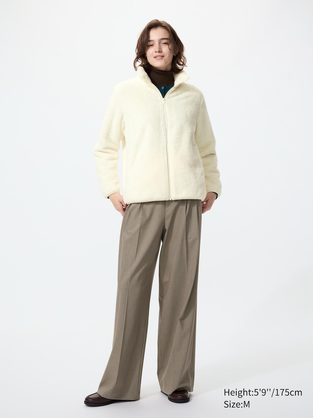 Uniqlo Fluffy Yarn Fleece Full-Zip Jacket — фото 2