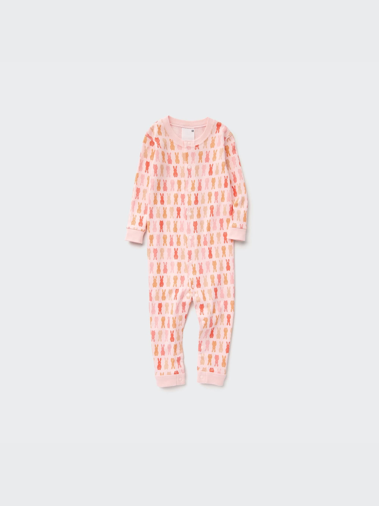 Joy of Print Long-Sleeve One-Piece Outfit (Rabbit) | UNIQLO US