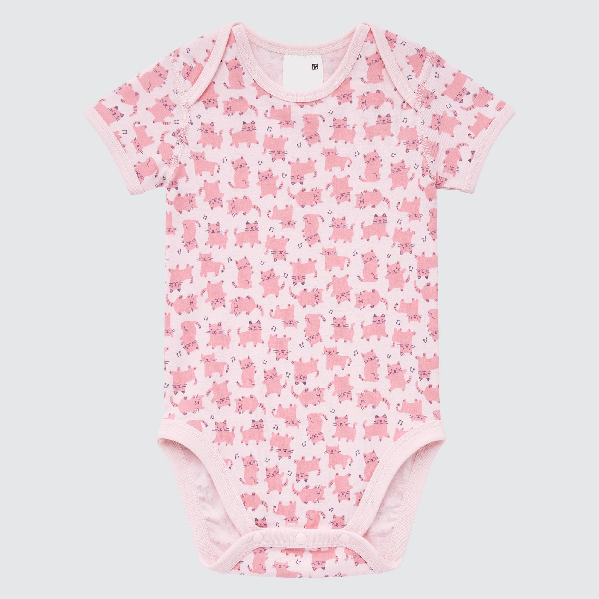 Joy of Print Short-Sleeve Bodysuit (Cat) | UNIQLO US