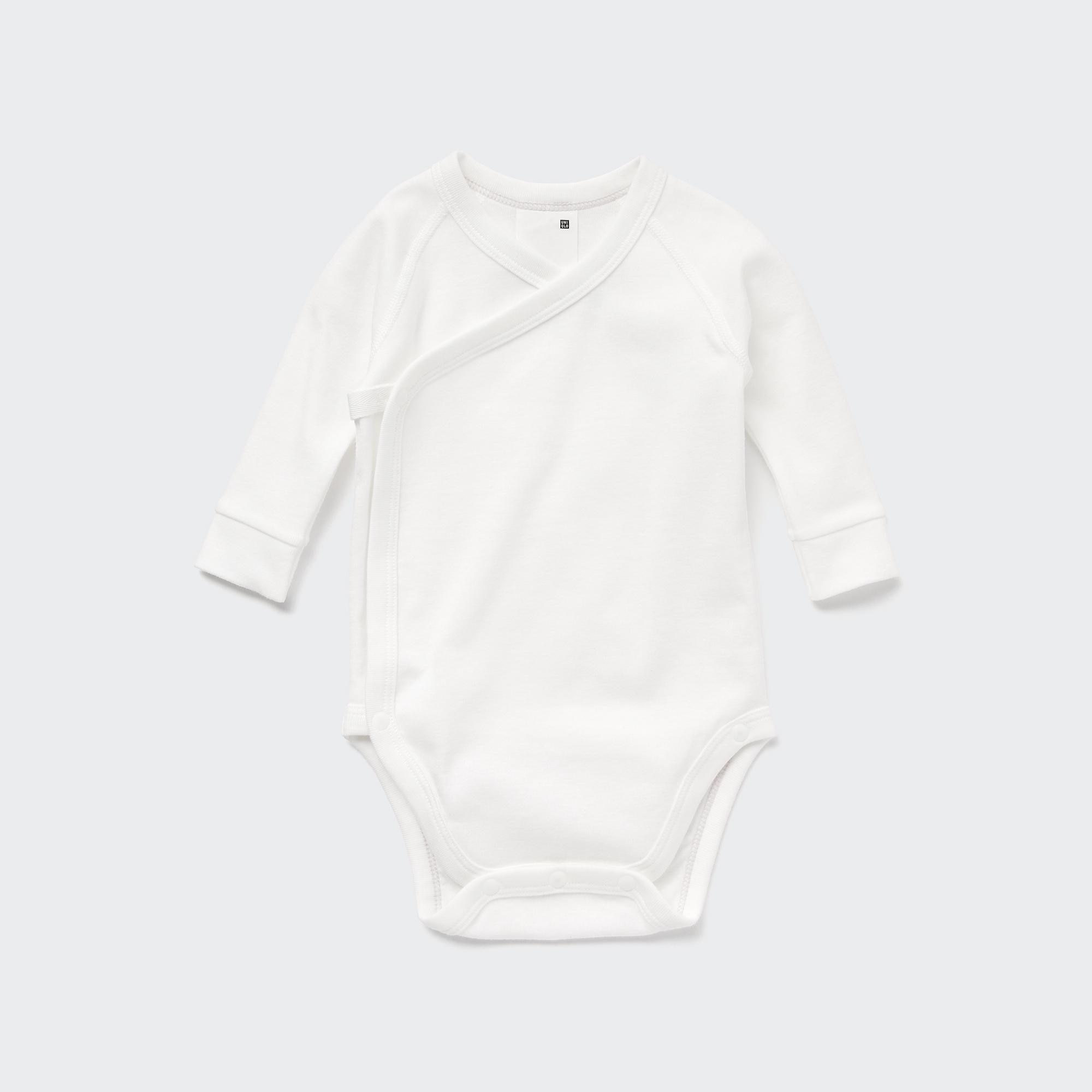 Long-Sleeve Bodysuit (Open Front) | UNIQLO US