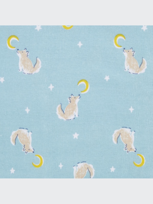 Joy of Print Long-Sleeve Bodysuit (Wolf)