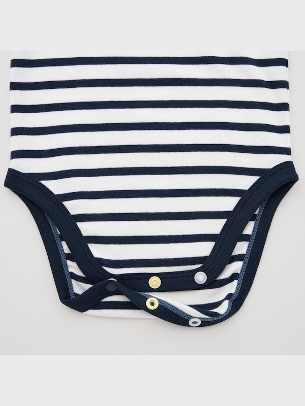 Striped Long-Sleeve Bodysuit