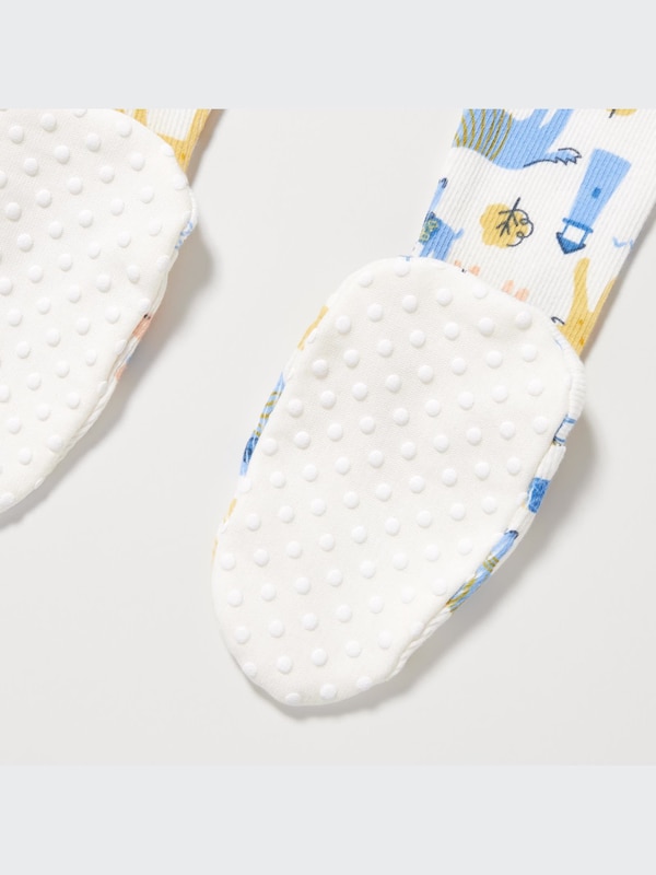 Footed Long-Sleeve One-Piece Outfit (Dog)