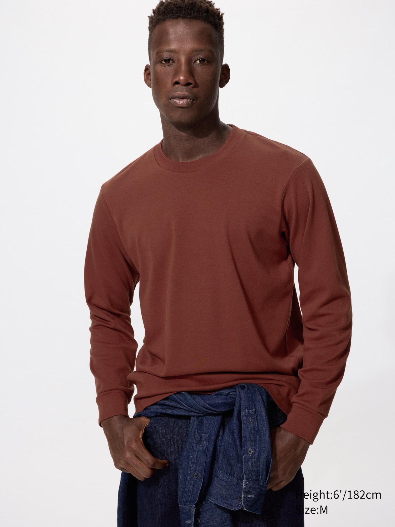 Brushed Cotton T-Shirt | Long Sleeve