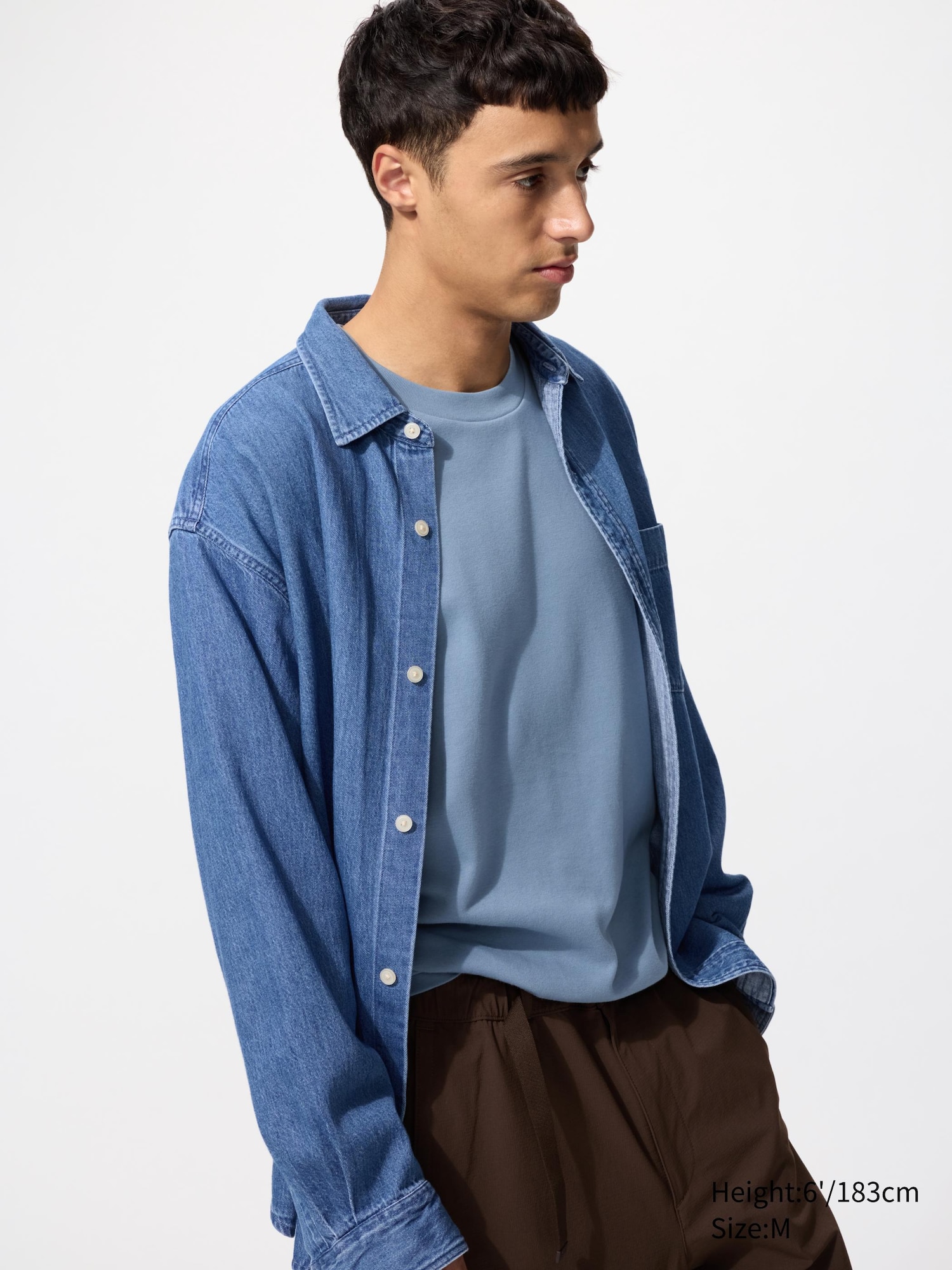 Brushed Cotton T-Shirt | Long Sleeve