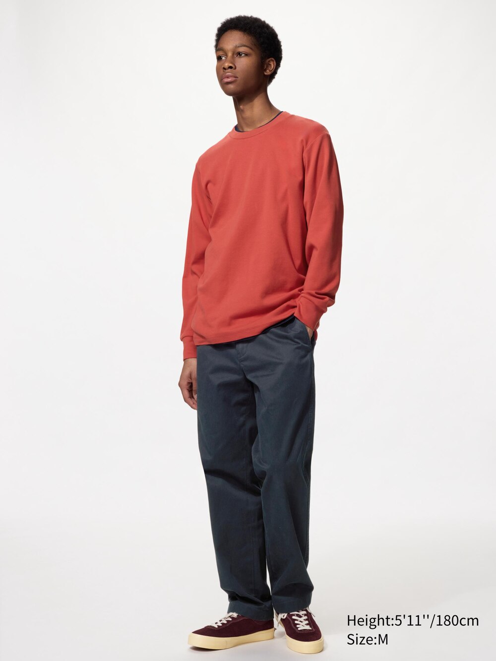 Uniqlo Soft Brushed T-Shirt | Long Sleeve — фото 2
