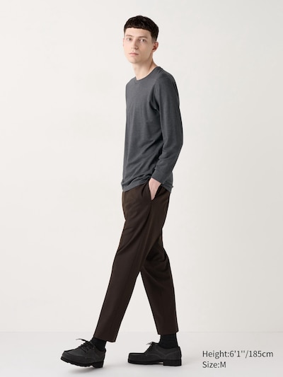 HEATTECH Cotton Crew Neck Long-Sleeve T-Shirt (Extra Warm)