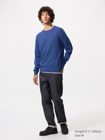 Extra Fine Merino Crew Neck Long-Sleeve Sweater