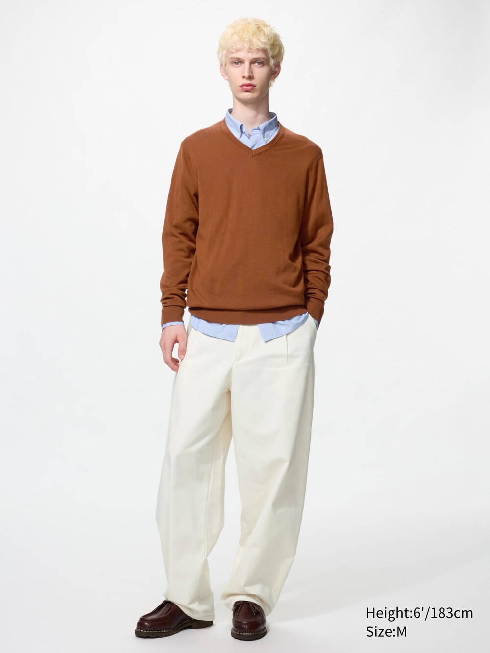 Uniqlo Merino Sweater | V-Neck — фото 2