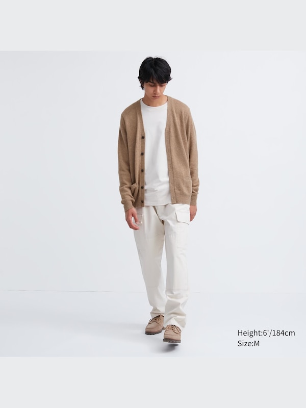 Premium Lambswool V-Neck Cardigan