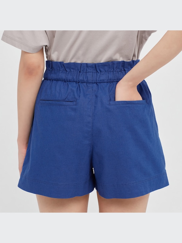 Linen-Cotton Shorts