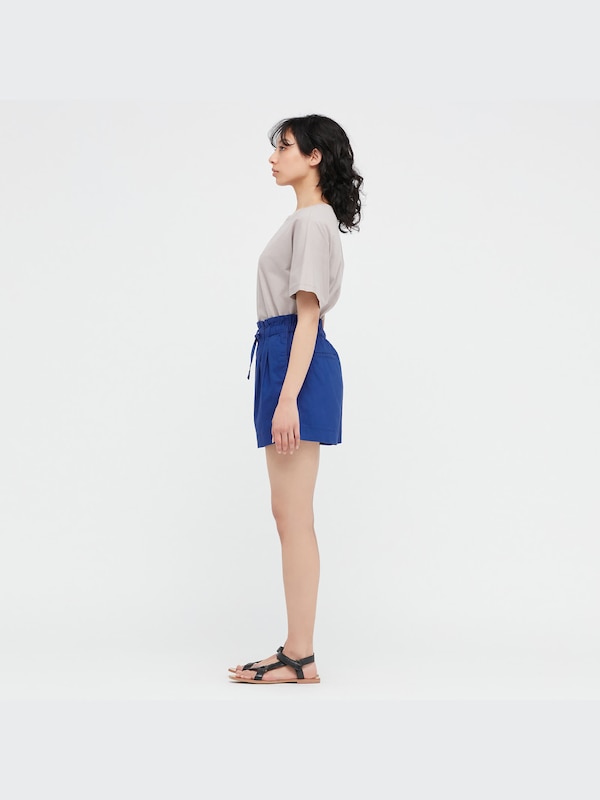Linen-Cotton Shorts
