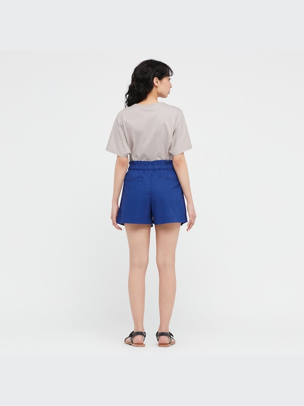 Linen-Cotton Shorts