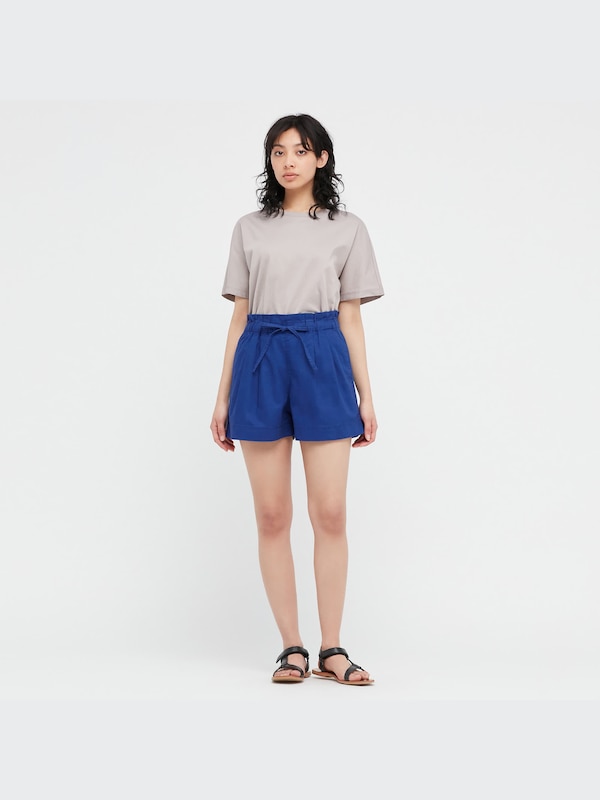 Linen-Cotton Shorts