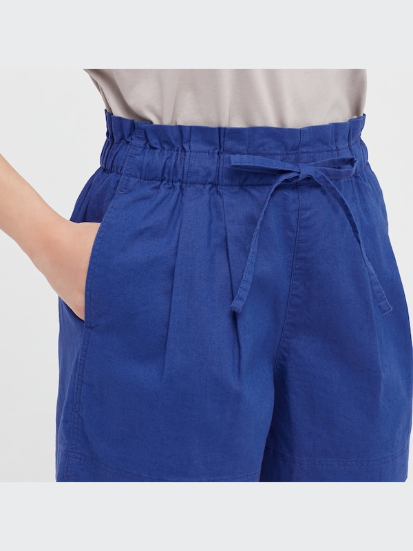 Linen-Cotton Shorts