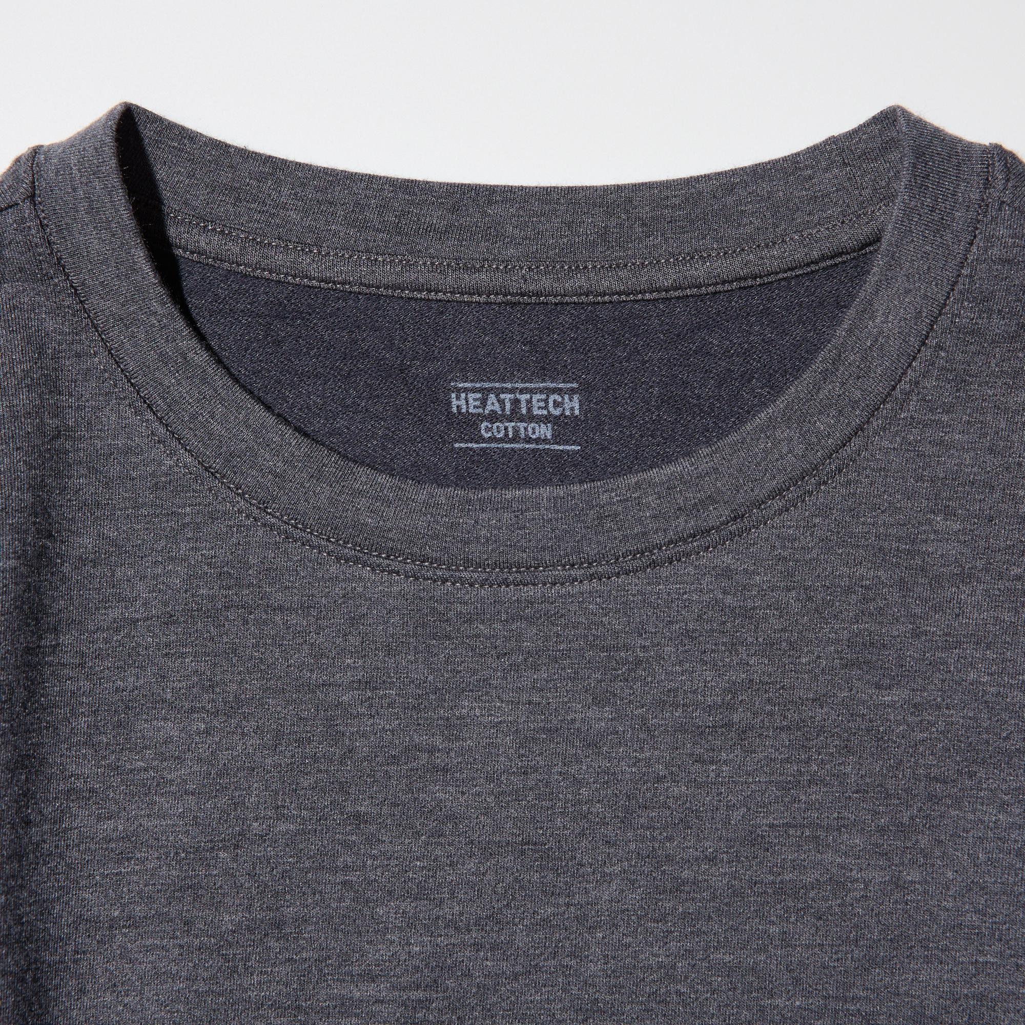 HEATTECH Cotton Crew Neck Long-Sleeve T-Shirt (Extra Warm) | UNIQLO US