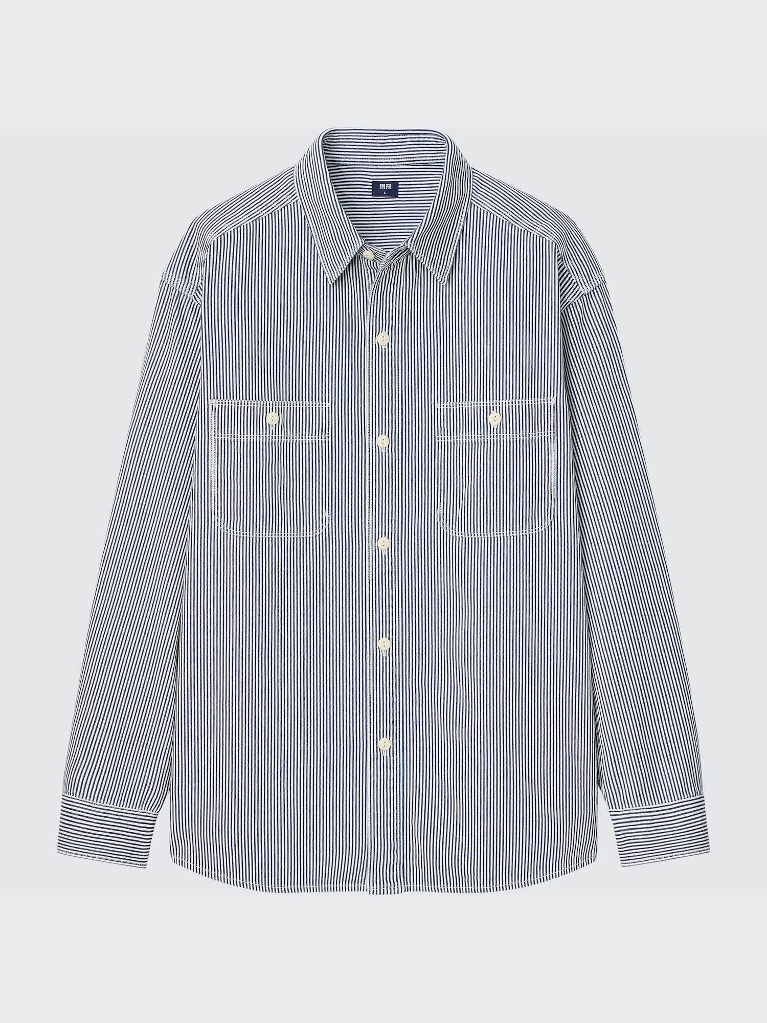 Hickory Work Long-Sleeve Shirt | UNIQLO US