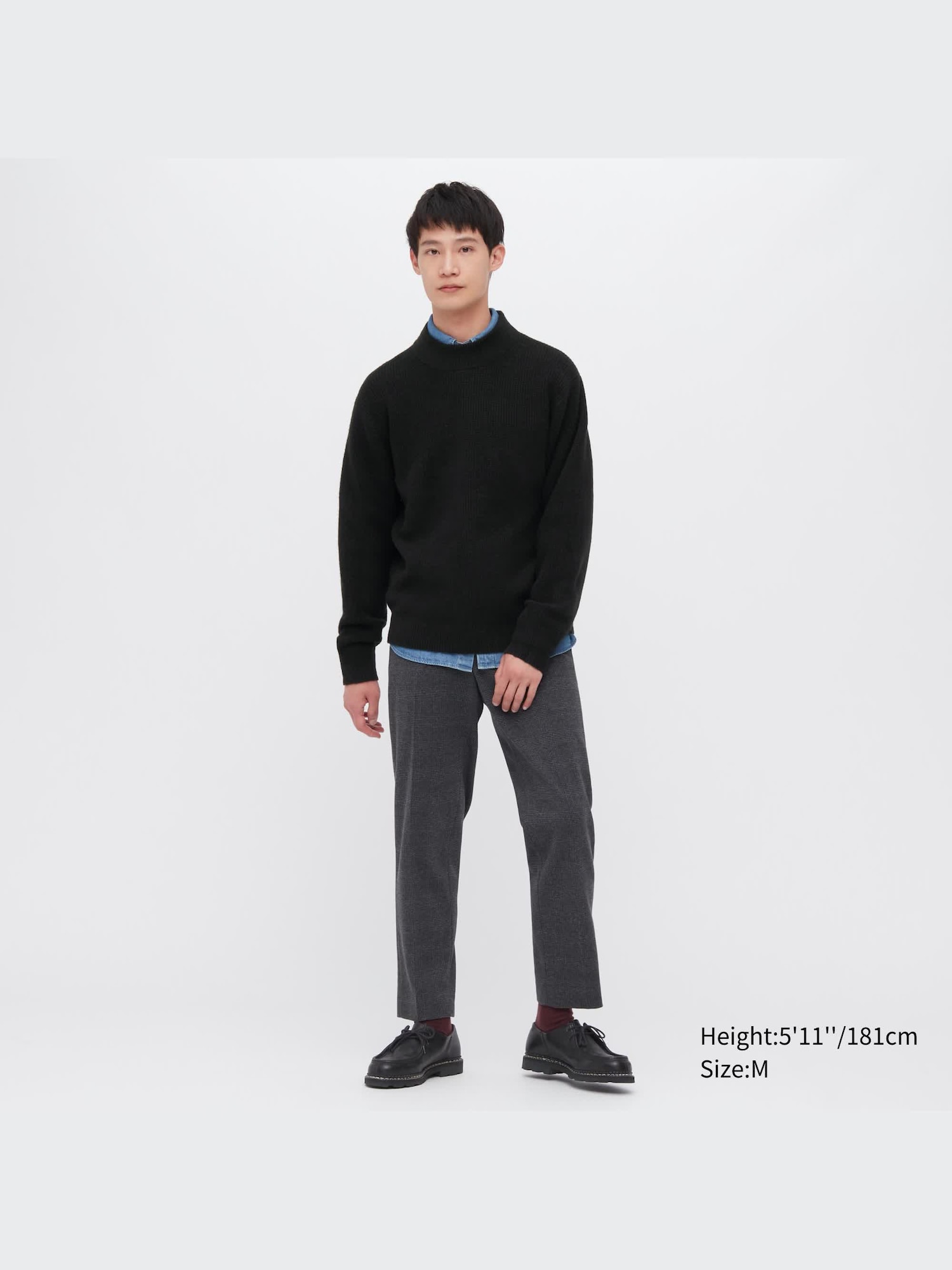 Souffle Yarn Mock Neck Long-Sleeve Sweater | UNIQLO US