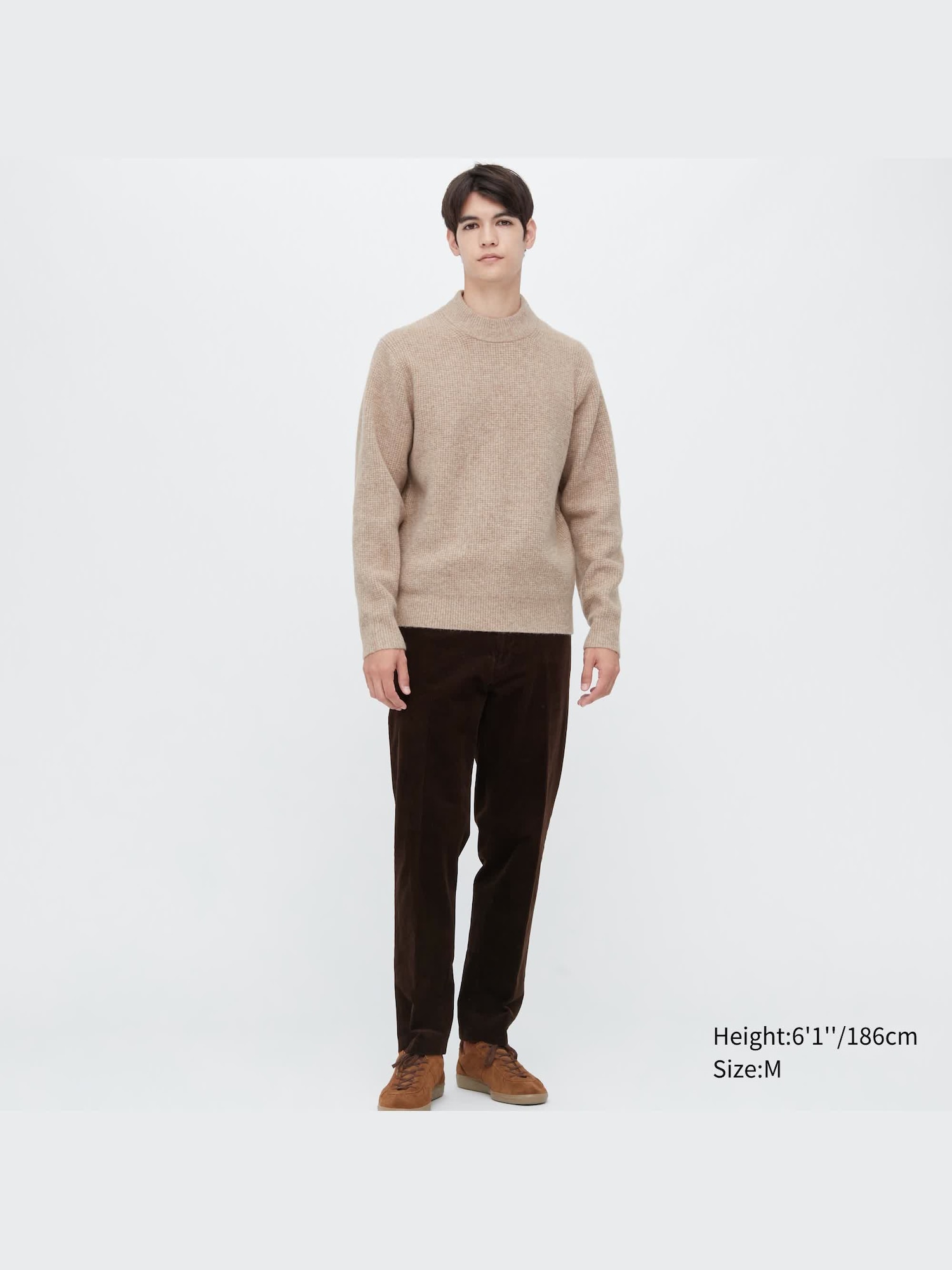 Souffle Yarn Mock Neck Long-Sleeve Sweater | UNIQLO US