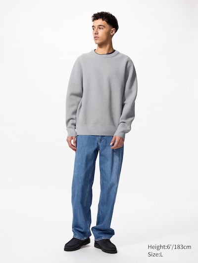 Washable Milano Ribbed Crew Neck Sweater