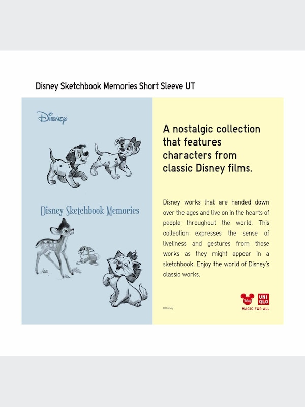 Disney Sketchbook Memories UT (Short-Sleeve Graphic T-Shirt)