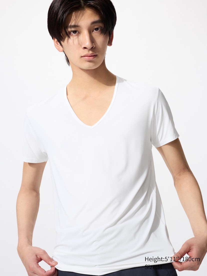 AIRism T-Shirt | V-Neck_00