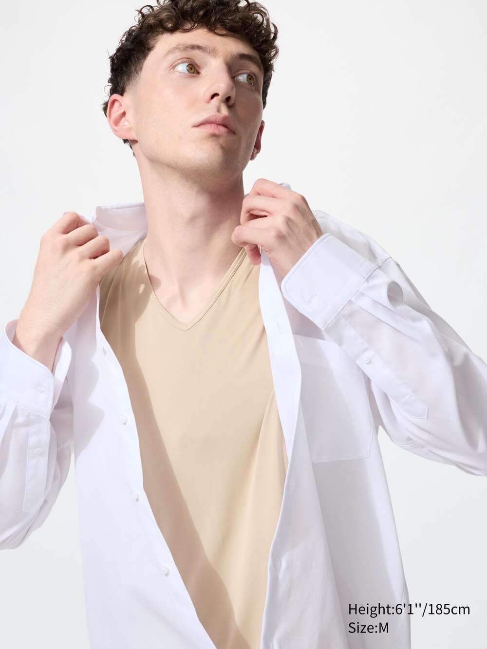 Uniqlo AIRism T-Shirt | V-Neck — фото 2