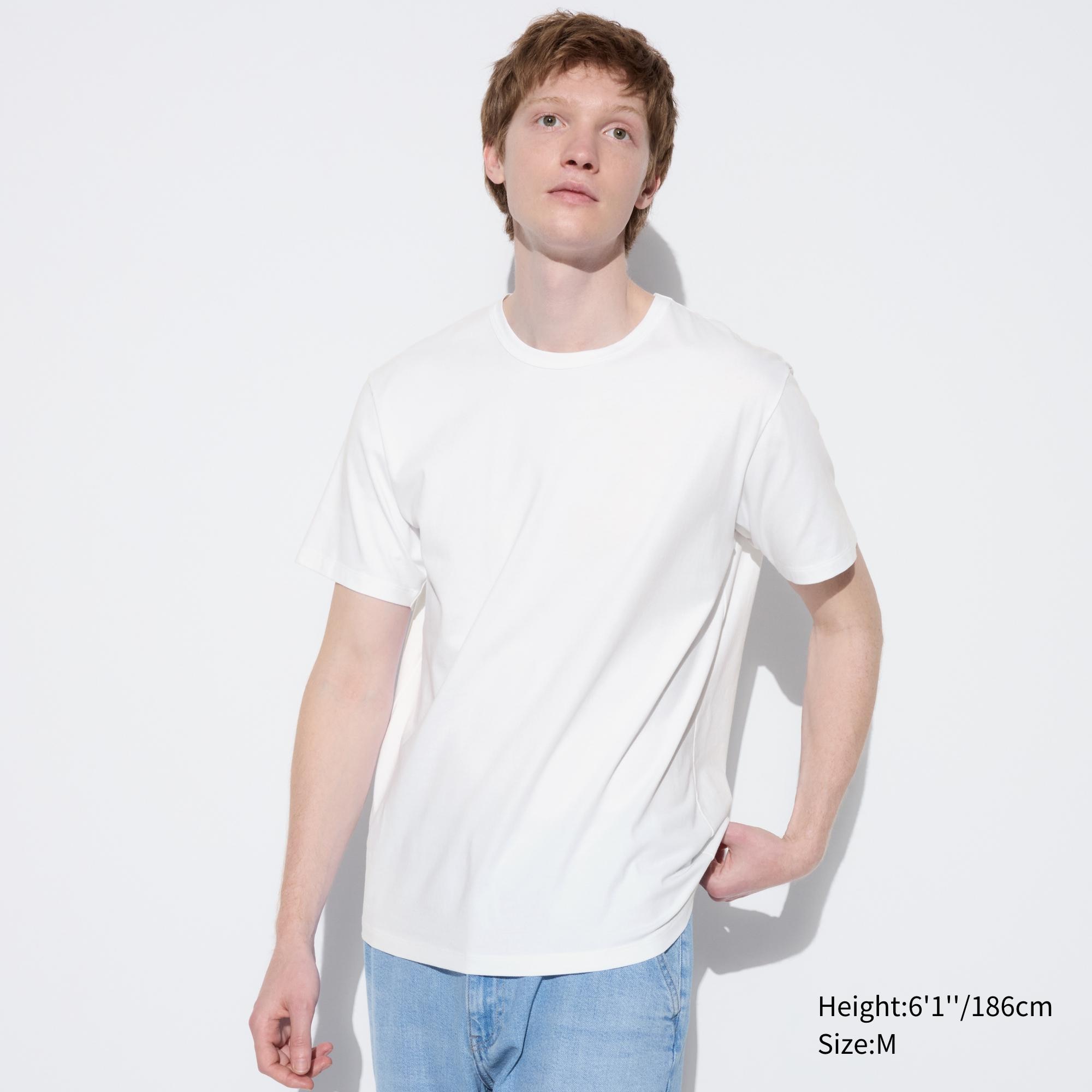 Check styling ideas for「AIRism Cotton Crew Neck Short-Sleeve T-Shirt、AIRism  Cotton Crew Neck T-Shirt」