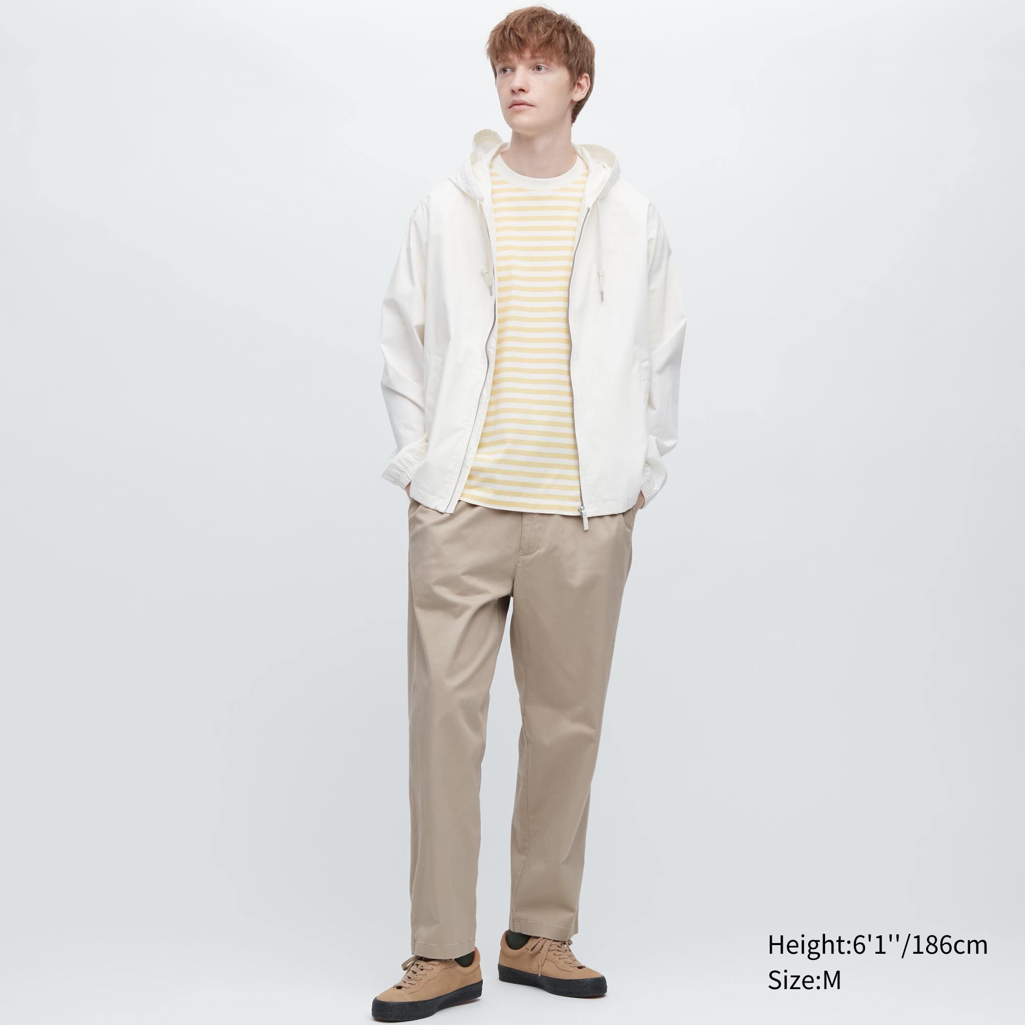 Check styling ideas forCotton Relaxed Ankle Pants UNIQLO US
