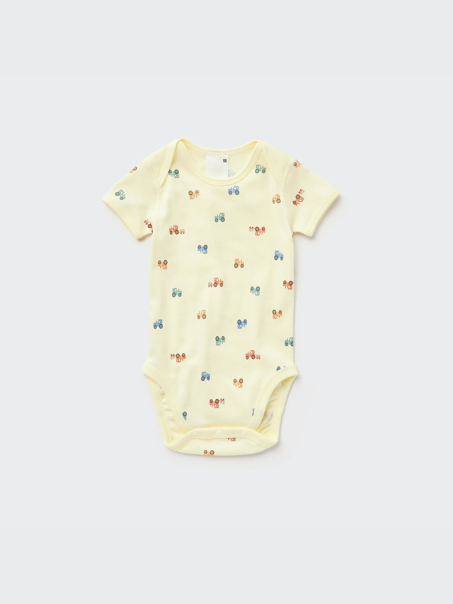 Joy of Print Short-Sleeve Bodysuit (Tractor)