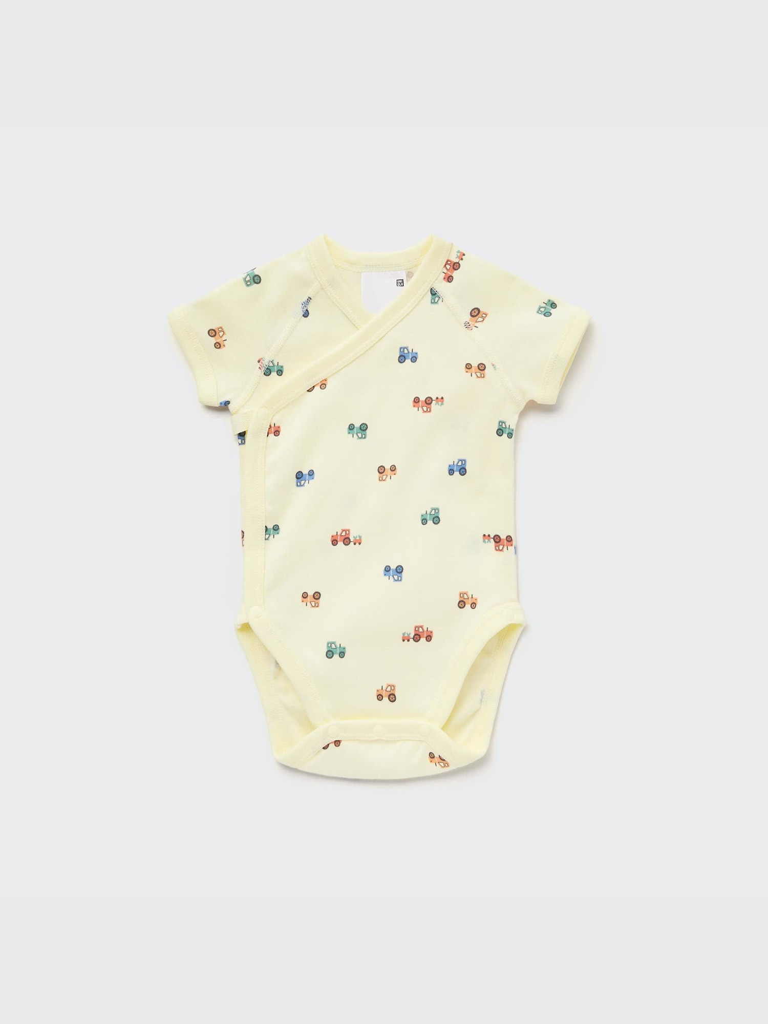Joy of Print Short-Sleeve Bodysuit (Tractor)