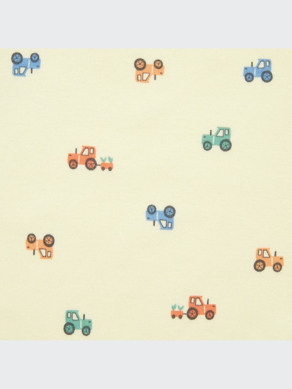Joy of Print Short-Sleeve Bodysuit (Tractor)