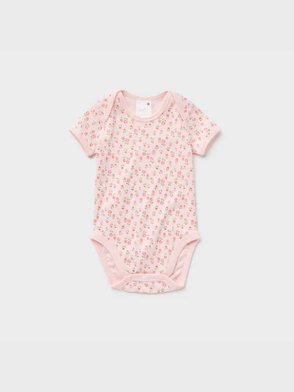 Joy of Print Short-Sleeve Bodysuit (Flower)