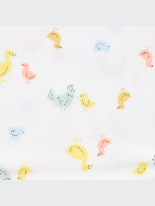 Joy of Print Short-Sleeve Bodysuit (Duck)