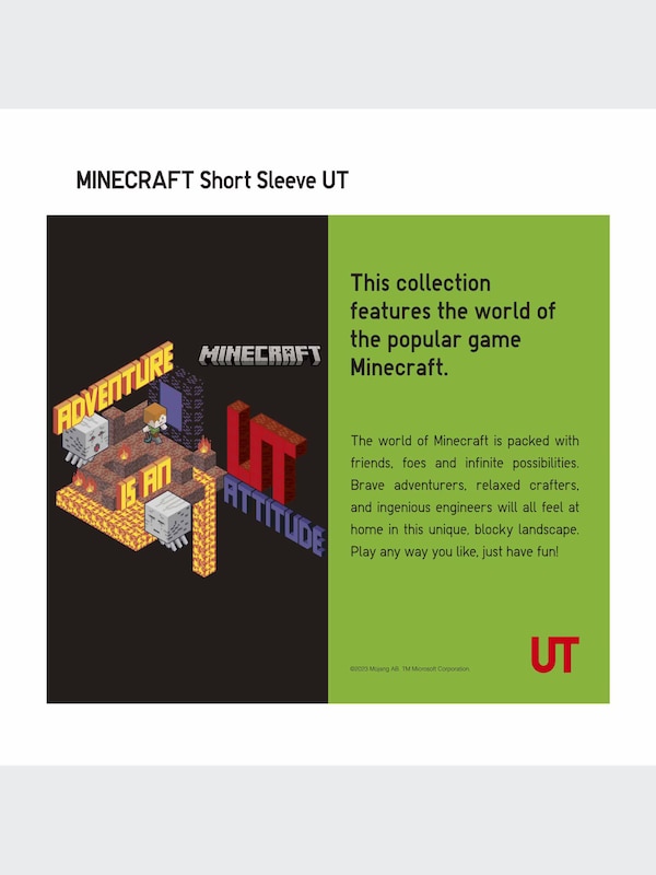Minecraft UT (Short-Sleeve Graphic T-Shirt)