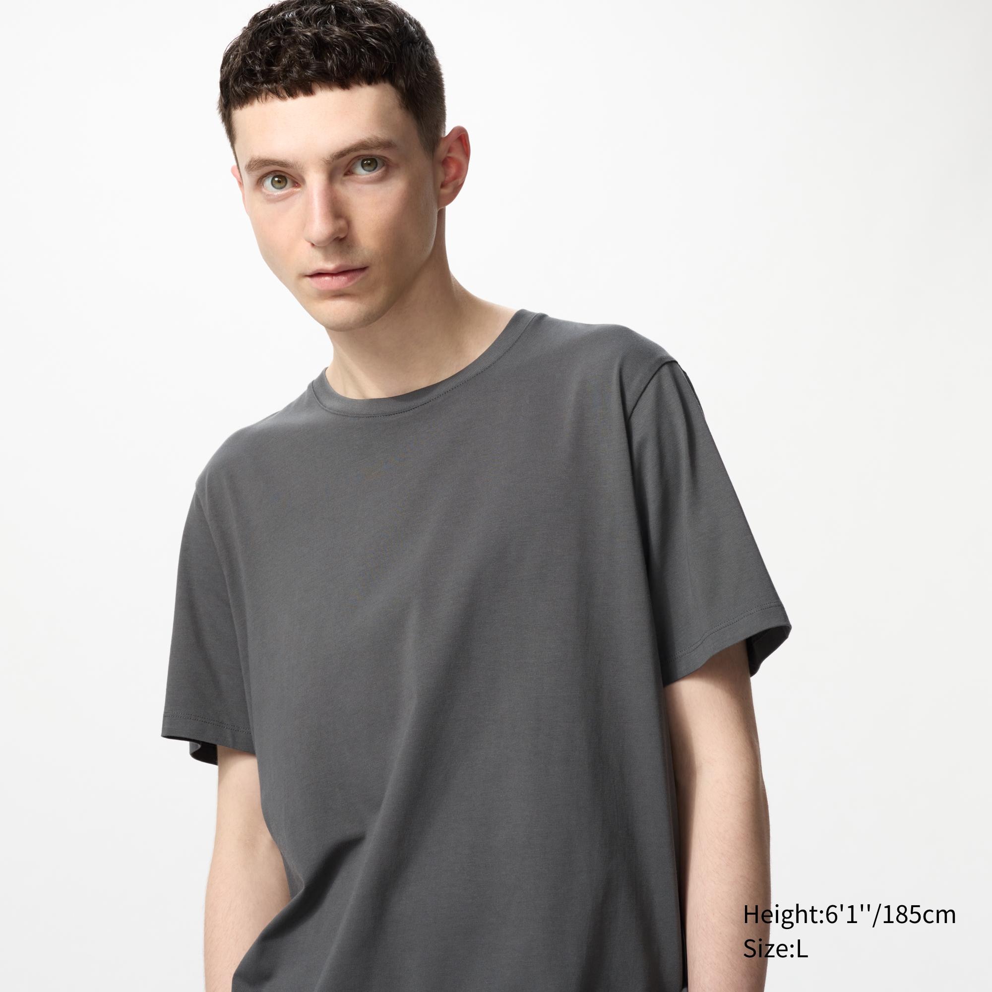 Supima® Cotton Crew Neck Short-Sleeve T-Shirt | UNIQLO US