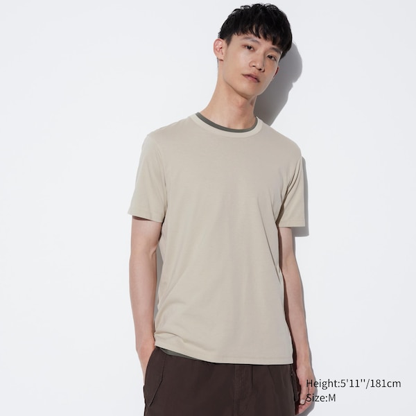 Supima® Cotton Crew Neck Short-Sleeve T-Shirt | UNIQLO US