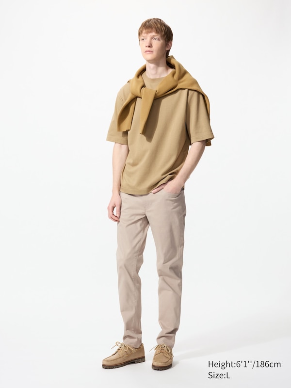 Wide leg long winter wool pants women 5471