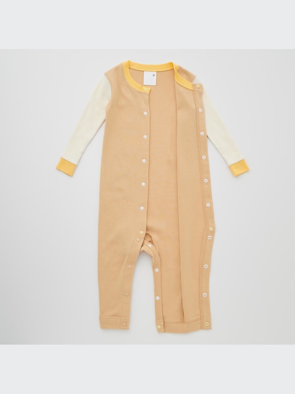 Ribbed 1*1 Long-Sleeve One Piece Outfit